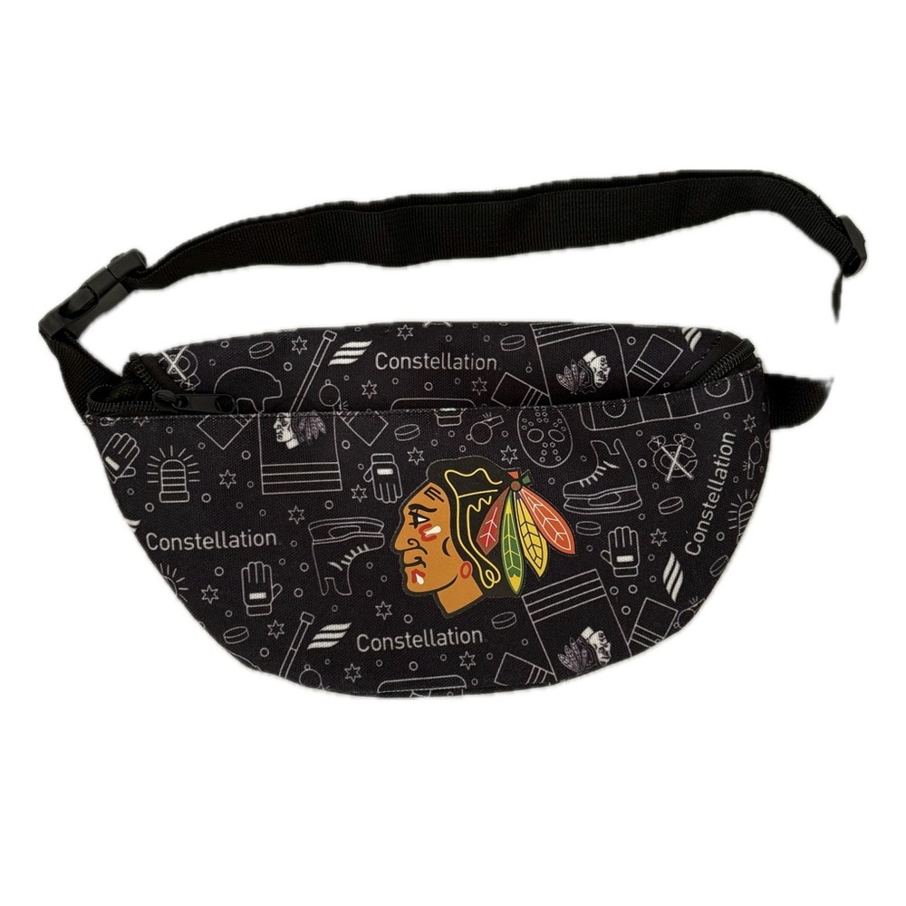 Chicago Blackhawks Fanny Pack NHL Waist Bag Hockey Belt Bag Streetwear